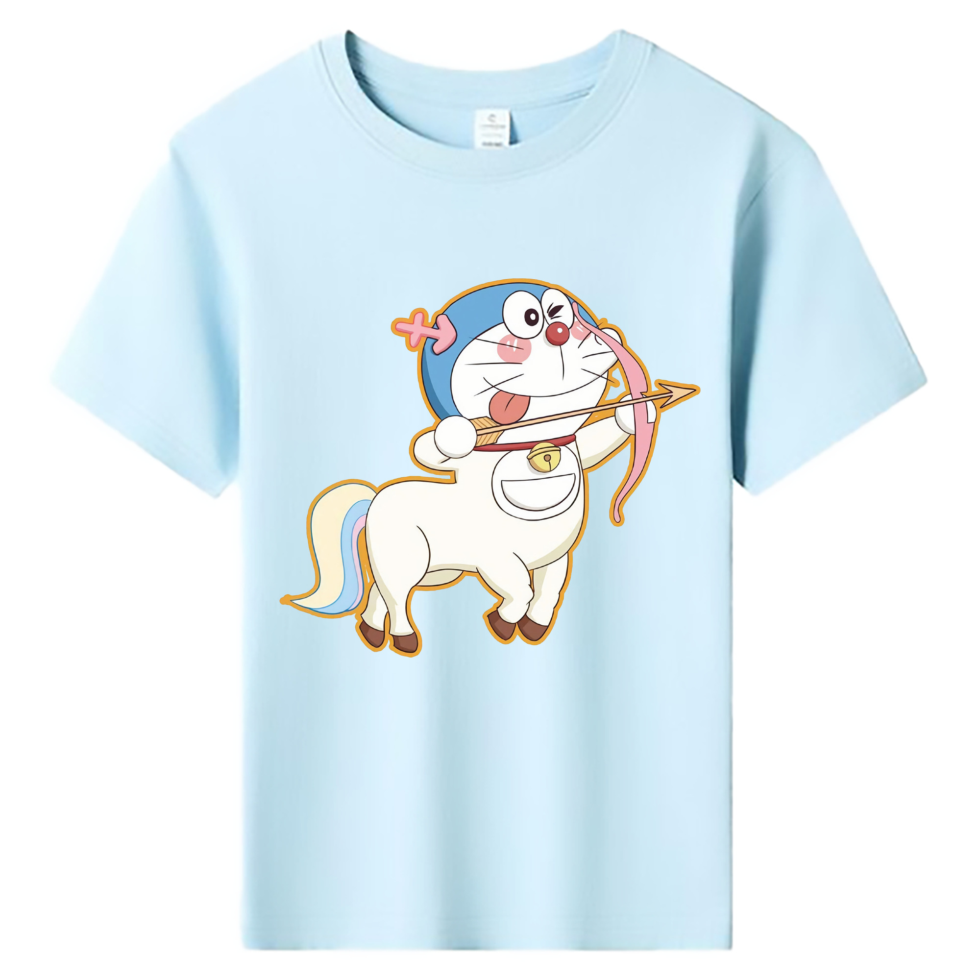 （画像用） ドラえもん Doraemon 綿100％キッズTシャツ（フロントプリント）